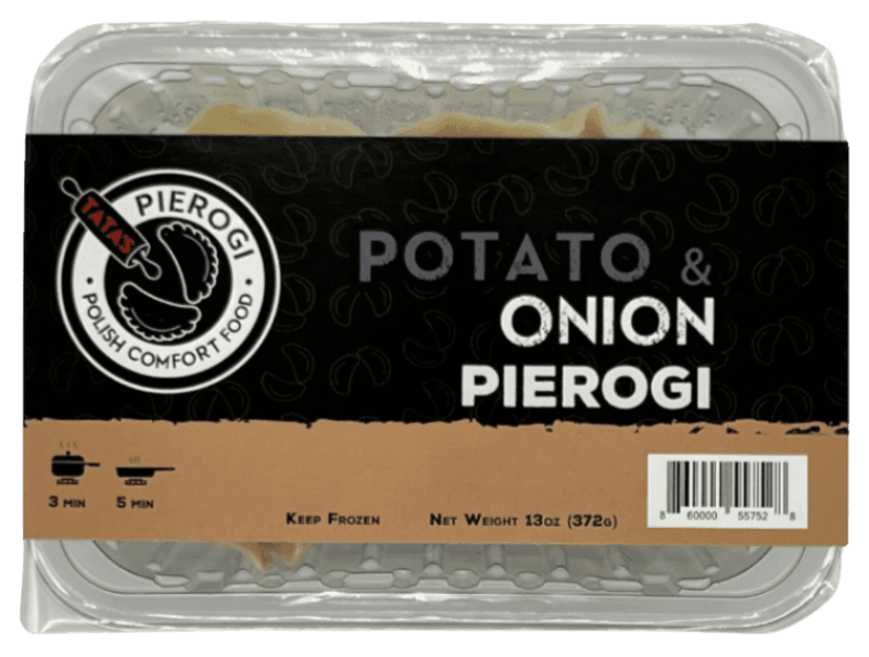 Tatas Pierogi Potato and Onion Pierogi - Pierogi z Ziemniakami i Cebula (372g) - Pierogi Store