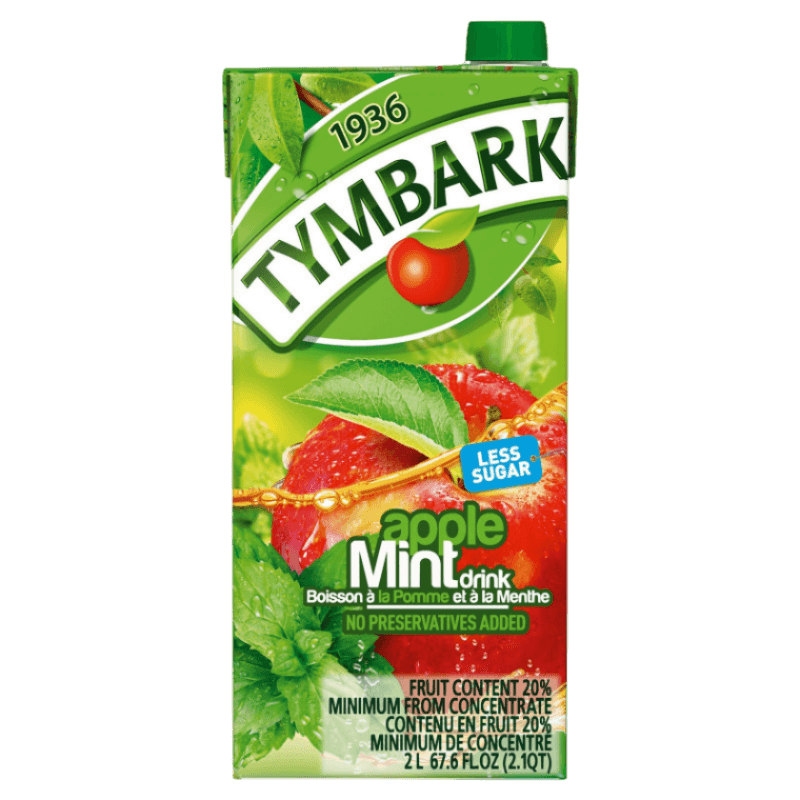 Tymbark Raspberry Tymbark Apple & Mint Drink - Napoj Jablkowo-Mietowy (1L) – Pierogi Store