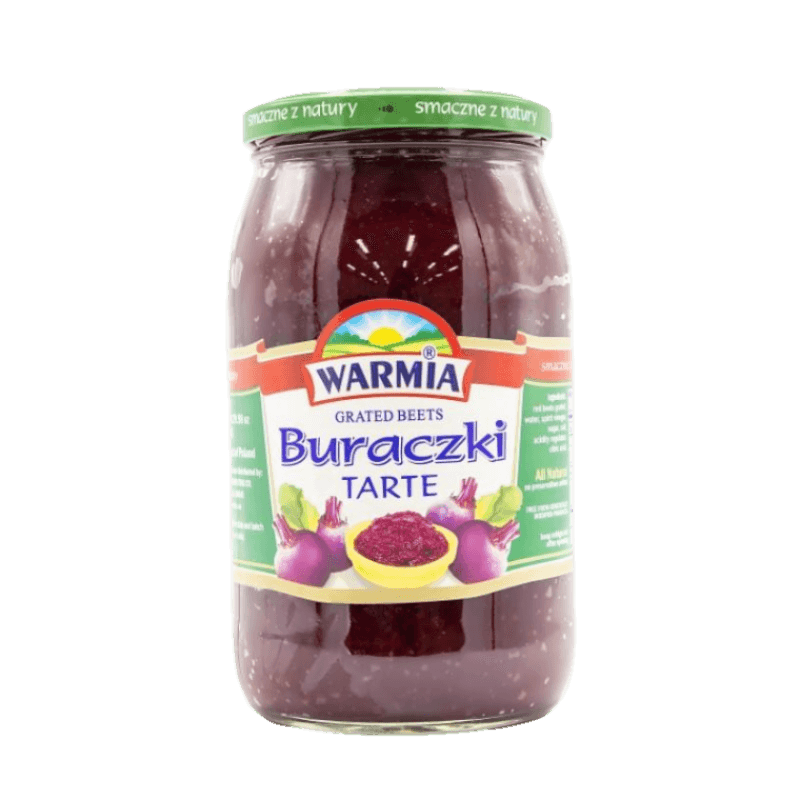 Warmia Grated Beets - Buraczki Tarte (850ml) - Pierogi Store