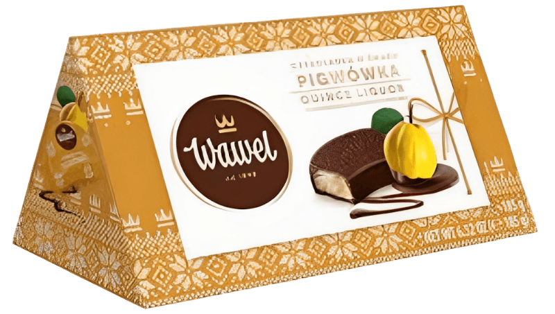 Wawel Chocolates with Quince Liquor - Czekoladki o Smaku Pigwówka (185g) - Pierogi Store