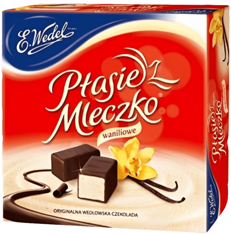 Wedel Chocolate Covered Vanilla Marshmallow - Ptasie Mleczko Waniliowe (360g) - Pierogi Store