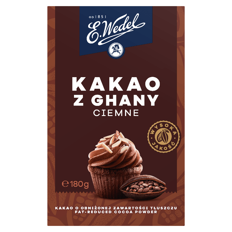 Wedel Dark Cocoa From Ghana - Ciemne Kakao z Ghany (180g) - Pierogi Store