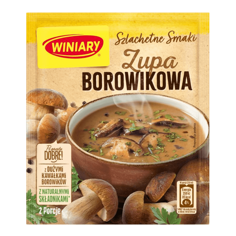 Winiary Boletus Soup - Zupa Borowikowa (44g) - Pierogi Store