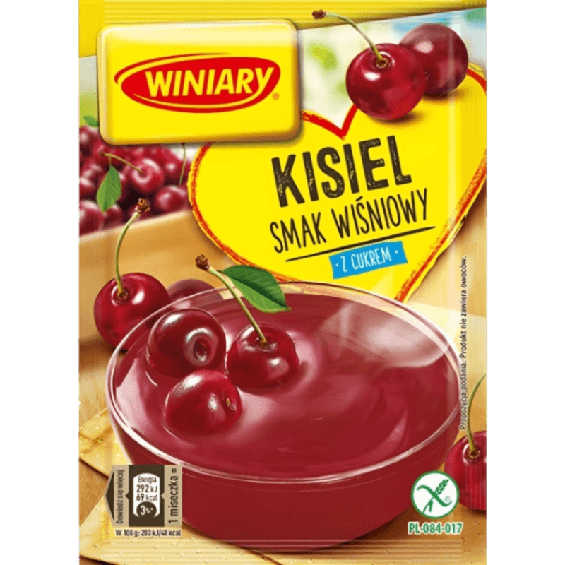 Winiary Cherry Soft Jelly - Kisiel Wiśniowa (77g) - Pierogi Store