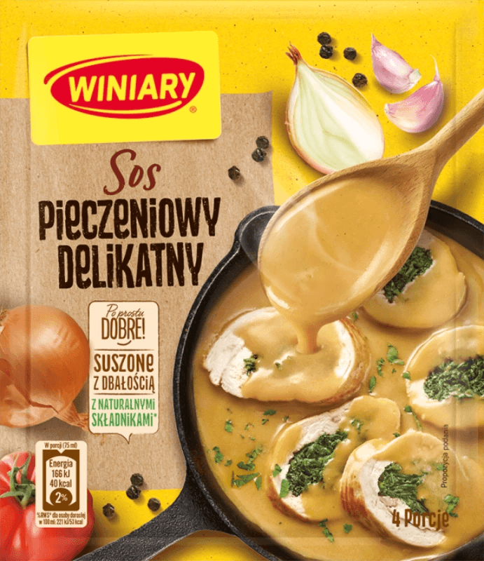 Winiary Delicate Gravy Sauce - Sos Pieczeniowy Delikatny (34g) - Pierogi Store