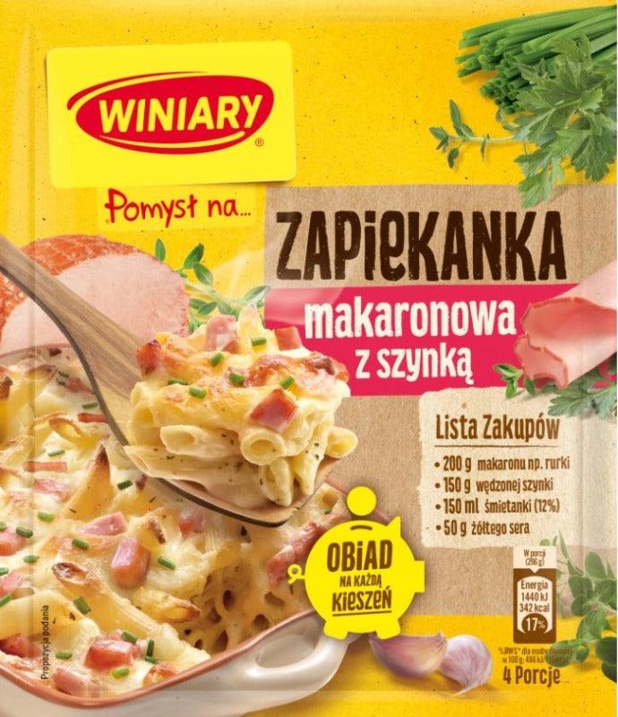 Winiary Ham Noodles Seasoning - Zapiekanka Makaronowa z Szynka (35g) - Pierogi Store