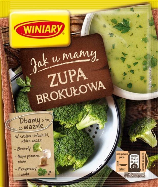 Winiary Jak u Mamy Broccoli Soup - Zupa Brokułowa (49g) - Pierogi Store