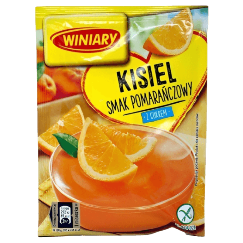 Winiary Orange Soft Jelly - Kisiel Pomarańczowy (77g) - Pierogi Store