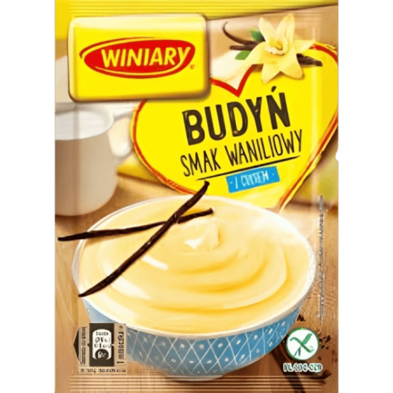 Winiary Vanilla Pudding - Budyn Waniliowy z Cukrem (60g) - Pierogi Store