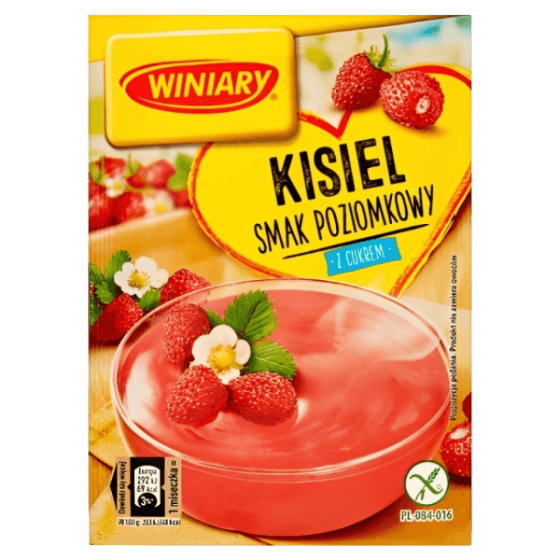 Winiary Wild Strawberry Soft Jelly - Kisiel Poziomkowy (77g) - Pierogi Store
